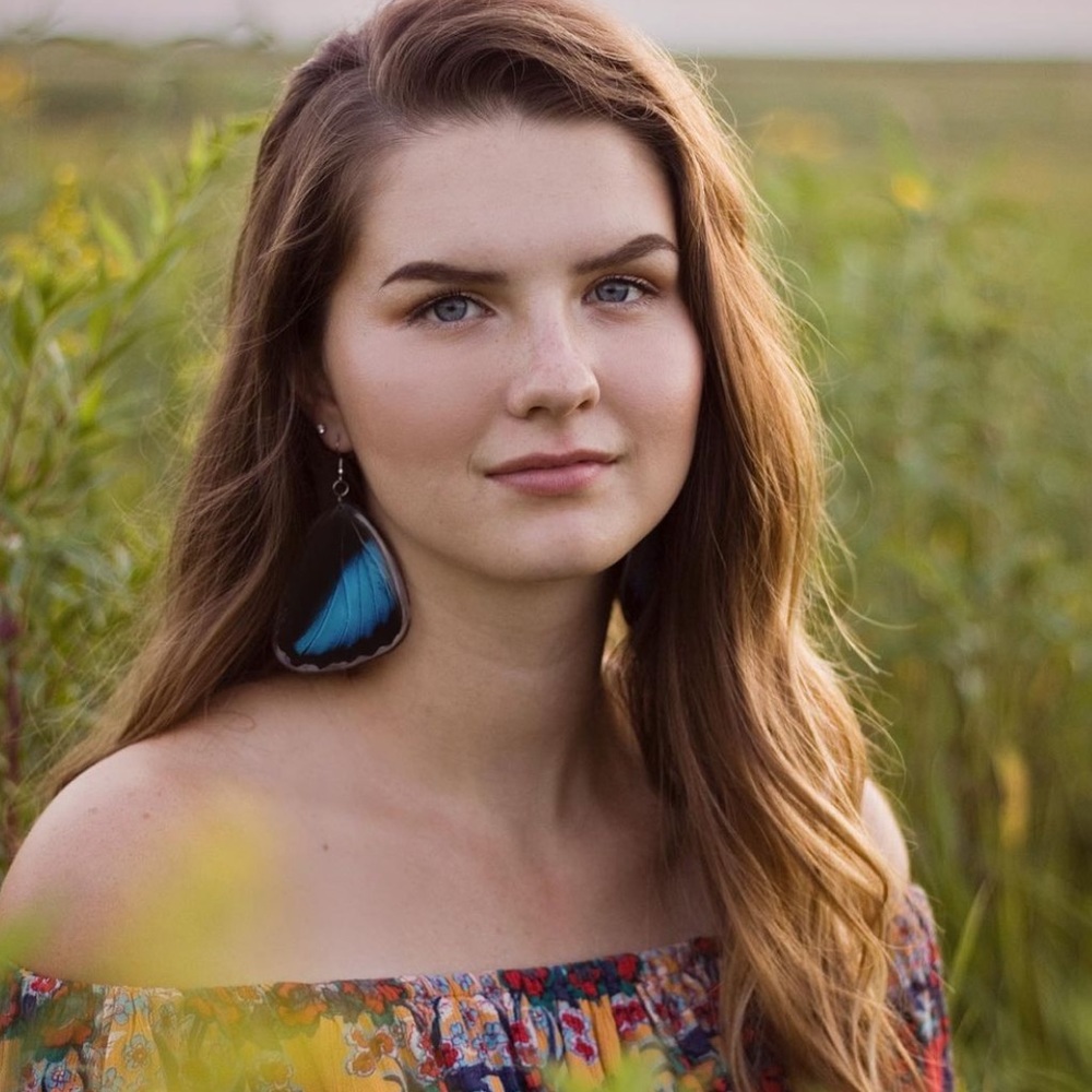 Unique Handmade Real Butterfly Wing Earrings